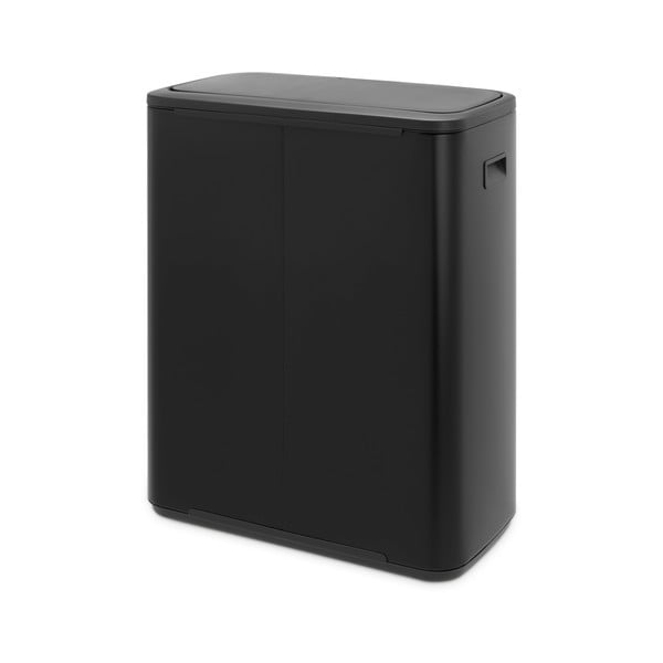 Coș de gunoi negru mat cu senzori de atingere din oțel 60 l Bo Touch Bin – Brabantia-image-3