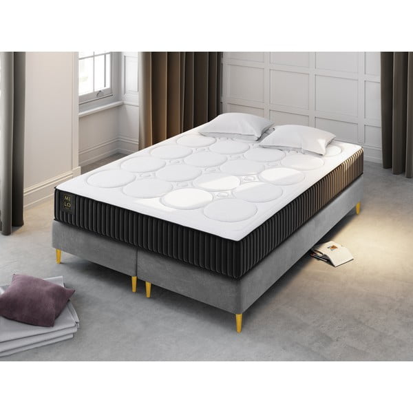 Saltea mediu-fermă/moale cu arcuri reversibilă 160x200 cm Enzo – Milo Casa-image-1