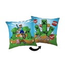 Pernă pentru copii 40x40 cm Minecraft "Creeper Rush" – Jerry Fabrics
