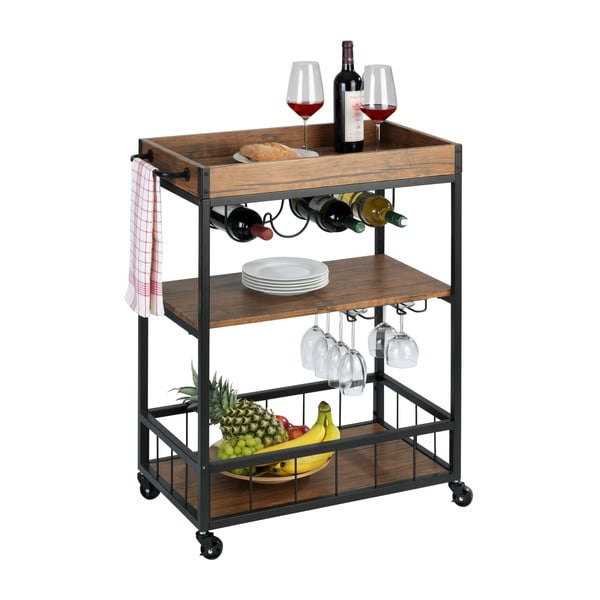 Etajeră cu roţi Wenko Rustico-image-2