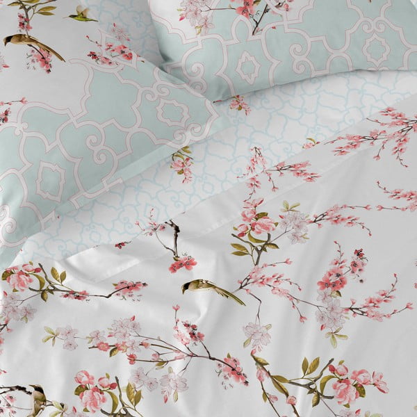 Cearceaf din bumbac Happy Friday Basic Sakura, 140 x 200 cm-image-4