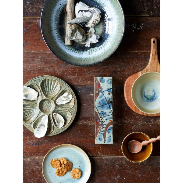 Bol mic verde din gresie 500 ml Heather – Bloomingville-image-1