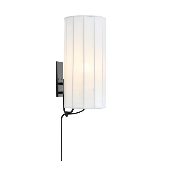 Aplică de perete alb-negru cu alimentare la priză Hikari – Markslöjd