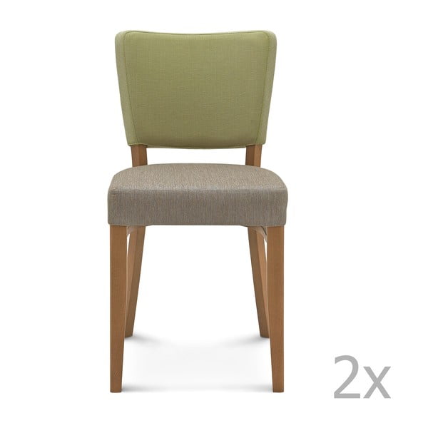 Set 2 scaune de lemn Fameg Mia