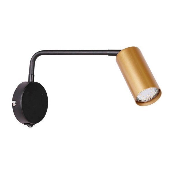 Aplică de perete negru/auriu din metal Tina – Candellux Lighting-image-2