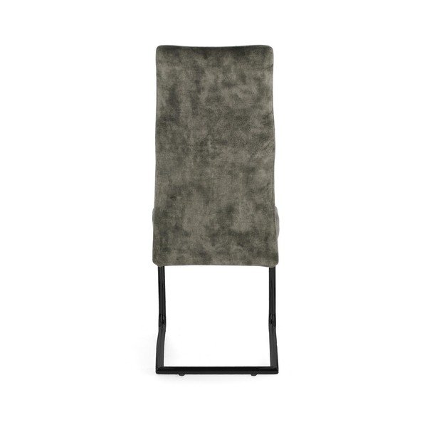Scaun de dining verde tapițat Thelma – Bizzotto-image-4