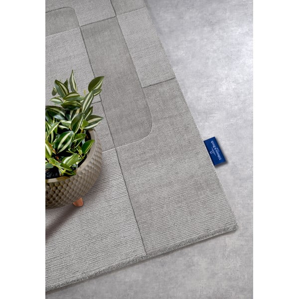 Covor tip traversă gri țesut manual din lână 80x250 cm Charlotte – Villeroy&Boch-image-2