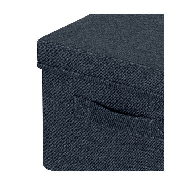 Cutii de depozitare gri-închis 2 buc. din material textil cu capac 28.5x38x20 cm – Leitz-image-2