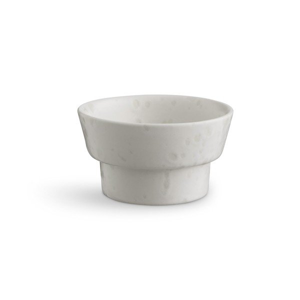 Sfeșnic din ceramică Kähler Design Ombria, ⌀ 9 cm, alb