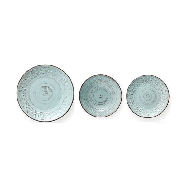 Farfurie din ceramică Brandani Serendipity, ⌀ 27,5 cm, turcoaz-image-3