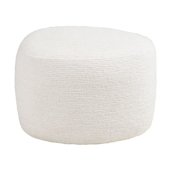 Taburet crem cu tapițerie din chenille Hilo – House Nordic-image-3