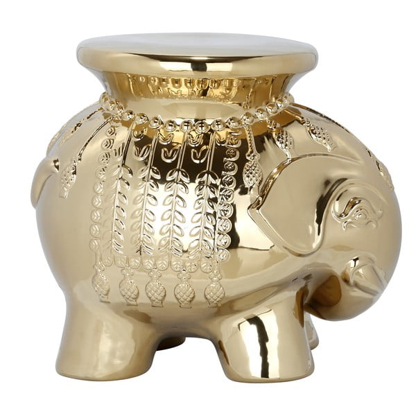 Masă din ceramică Safavieh Golden, auriu