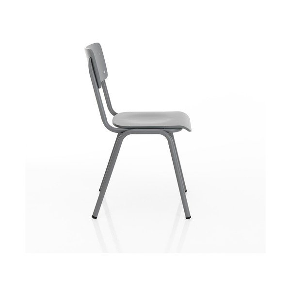 Scaune de dining gri 2 buc. Old School - Tomasucci-image-2