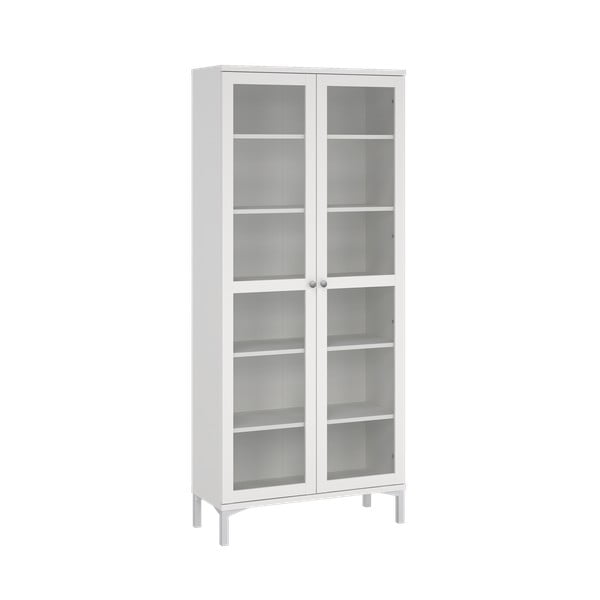 Vitrină albă 89x203 cm Roma – Tvilum-image-2