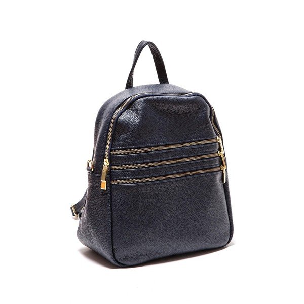 Rucsac din piele Roberta M Dulce, bleumarin-image-2