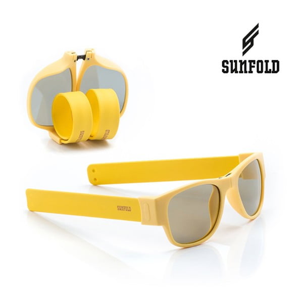 Ochelari de soare pliabili InnovaGoods Sunfold PA5, galben