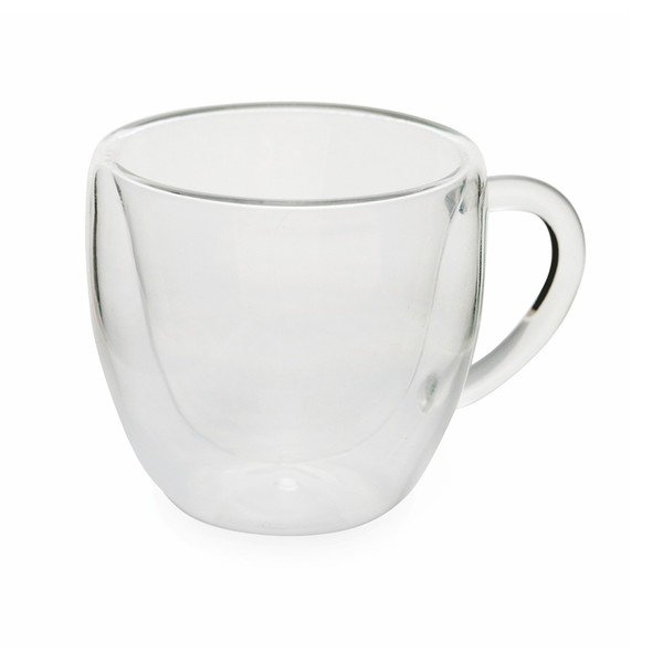 Set 6 căni din sticlă pentru cafea Villa d'Este Moka, 90 ml