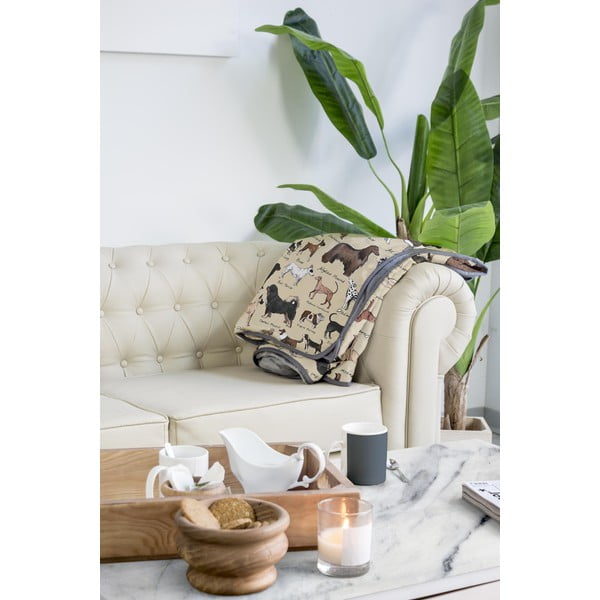 Pătură 130x170 cm Dog Types – Really Nice Things-image-1