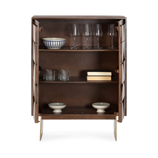 Dulap maro din lemn de mango 90x120x40 cm Trisha – MOME-image-3