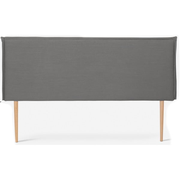 Tăblie de pat gri tapițată 160x100 cm Edmond – Really Nice Things