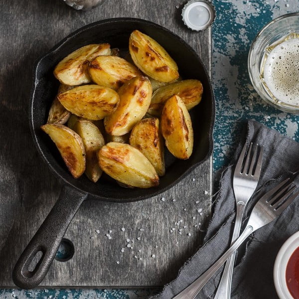 Tigaie tip grill din fontă ø 24 cm Litina – Orion-image-1