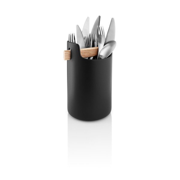 Organizator de bucătărie din ceramică Eva Solo Nordic, înălțime 20 cm, negru-image-3