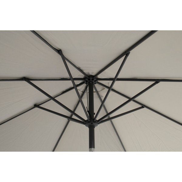 Umbrelă de soare suspendată Hartman Shadowflex, ø 300 cm, gri deschis-image-1
