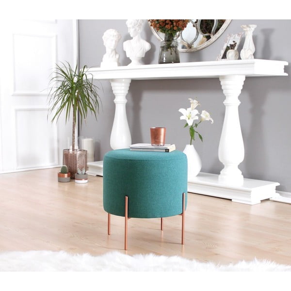 Taburet albastru Copper – Artie-image-1