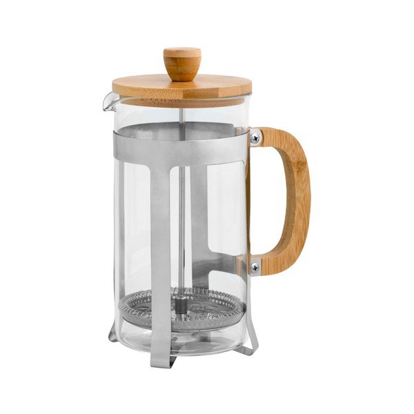 Presă franceză din metal Brandani Bamboo, 850 ml