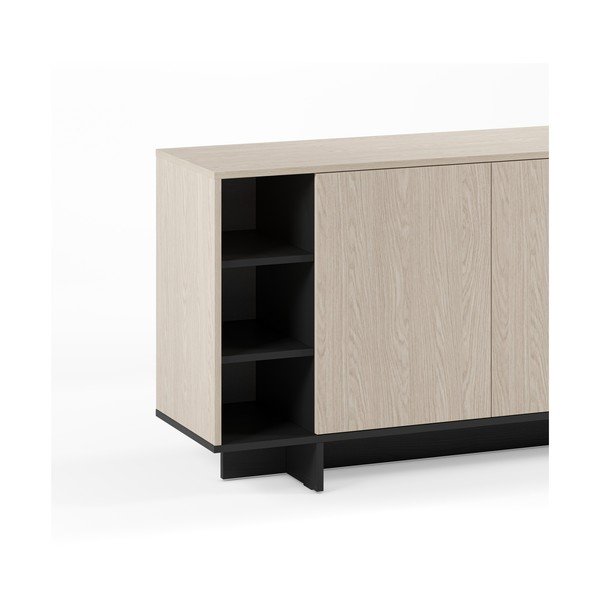 Dulap negru 170x80x40 cm Cequoia – Marckeric-image-3
