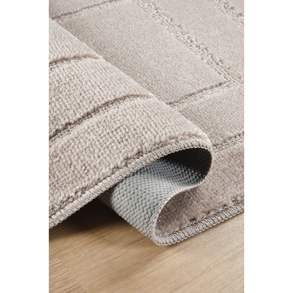 Covorașe de baie maro deschis 2 buc. 50x80 cm Cerceve – Foutastic-image-2