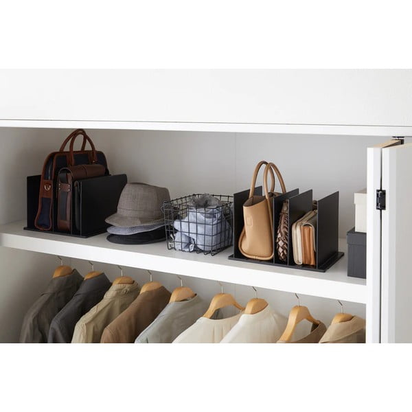 Organizatoare pentru șifonier 2 buc. pentru genți din plastic Smart – YAMAZAKI-image-1