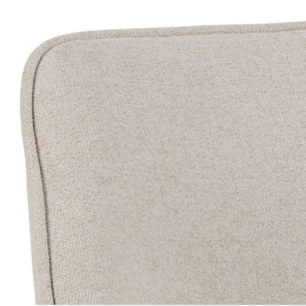 Scaun de sufragerie bej cu cotiere tapițat Graham – Actona-image-4