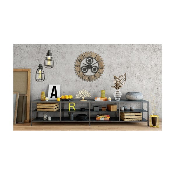 Ceas de perete Mauro Ferretti Ingranaggio Plus, ø 60 cm-image-1