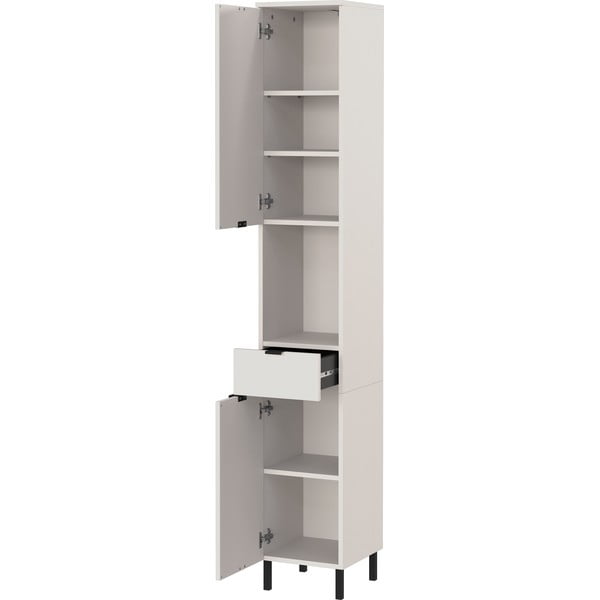 Dulap de baie crem înalt, îngust 30x190 cm Arcena – Germania-image-3