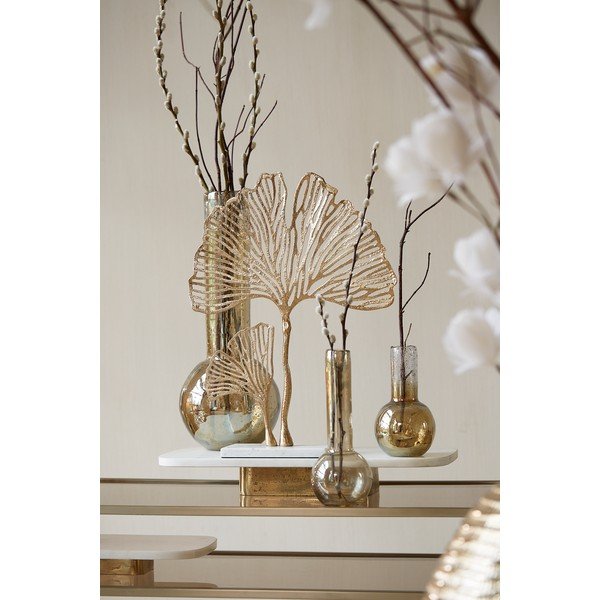 Statuetă din metal (înălțime 48 cm) Leaf – Light & Living-image-1