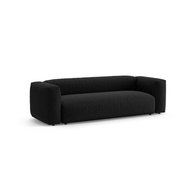 Canapea modulară neagră extensibilă 264 cm – Micadoni -image-3