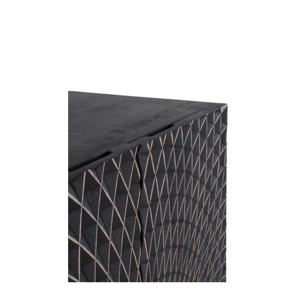 Dulap negru din lemn de mango 80x140 cm Mango – Geese-image-4