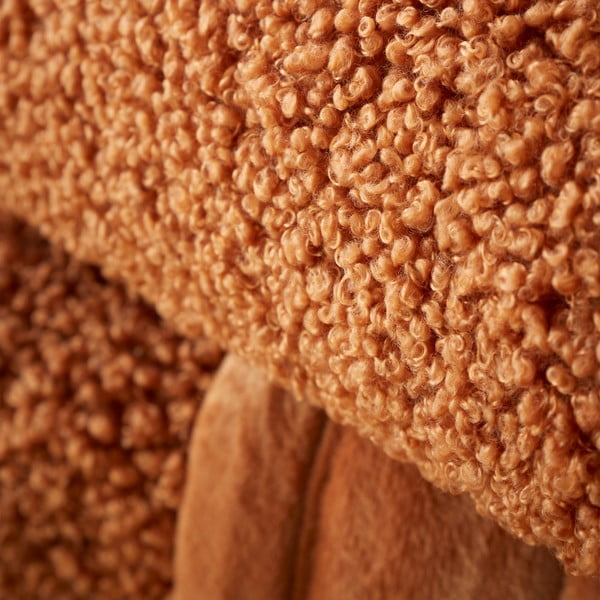 Pătură portocalie din micropluș/cocolino 130x170 cm Velvet Boucle – Catherine Lansfield-image-2