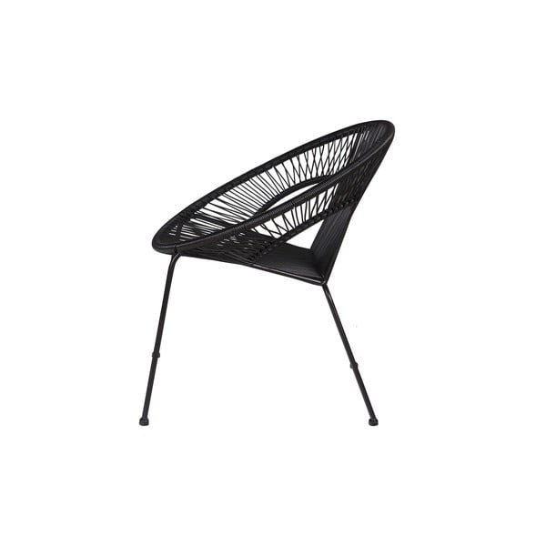 Scaun Coctail Black, negru-image-1