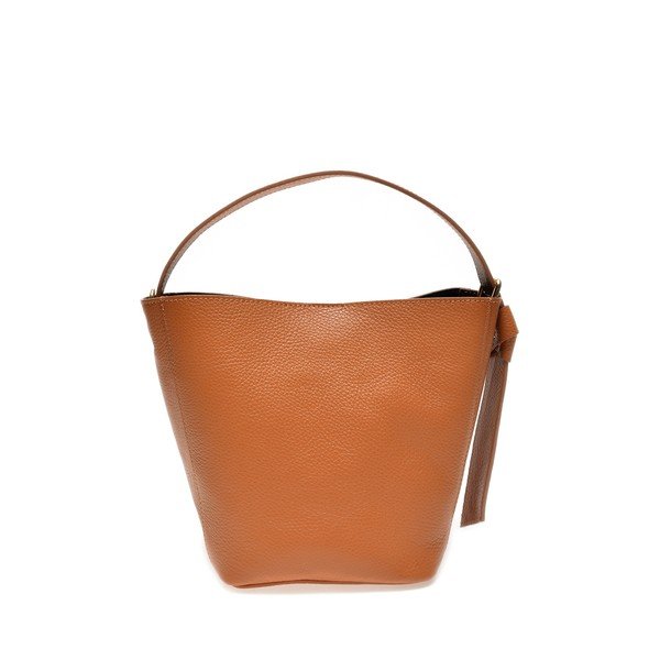 Geantă de mână tote din piele Luisa Vannini, maro-image-1