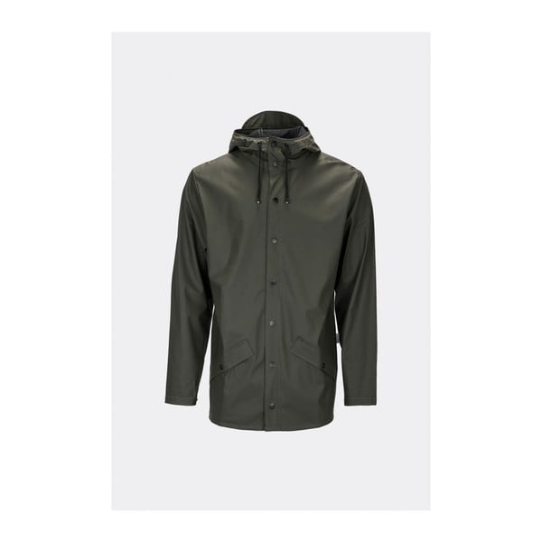 Jachetă unisex impermeabilă Rains Jacket, mărime M / L, verde închis