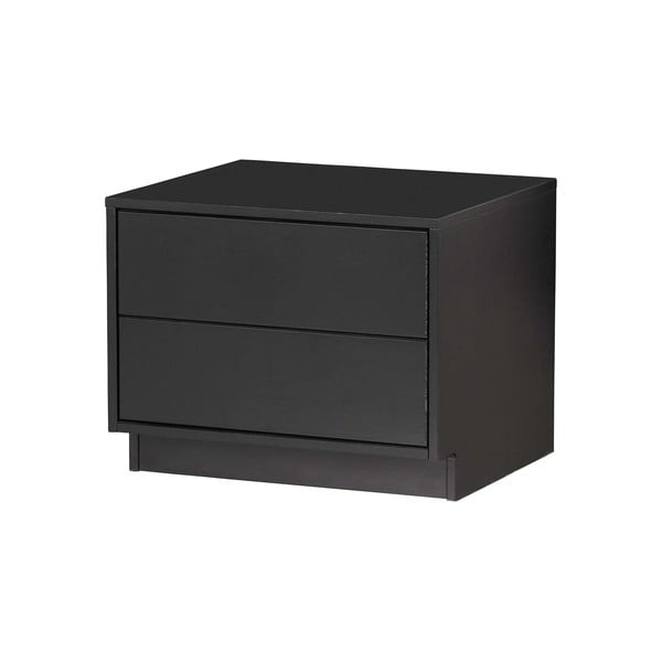 Masă TV modulară neagră din lemn masiv de pin 50x40 cm Finca – WOOOD-image-2