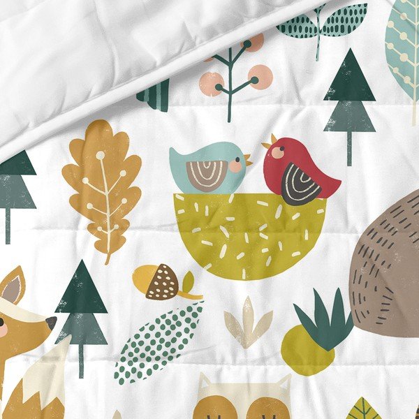 Cuvertură pentru copii din bumbac 260x180 cm Harvestwood – Moshi Moshi-image-1
