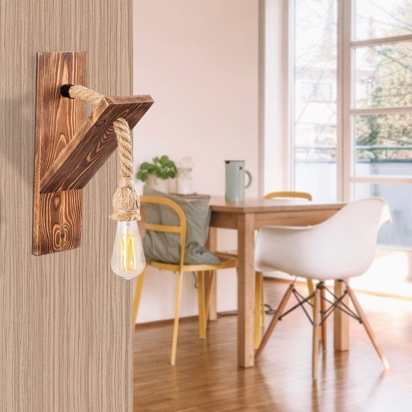 Aplică de perete în culoare naturală Erebos – Opviq lights-image-1