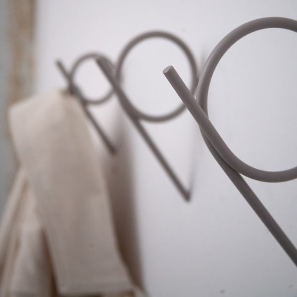 Cârlig taupe de montat pe perete din oțel Tuba M – Spinder Design-image-2