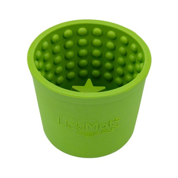 Bol pentru lins Yoggie Pot Green – LickiMat