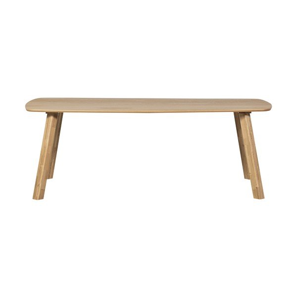 Masă de dining din lemn de stejar 100x180 cm Tablo – WOOOD
