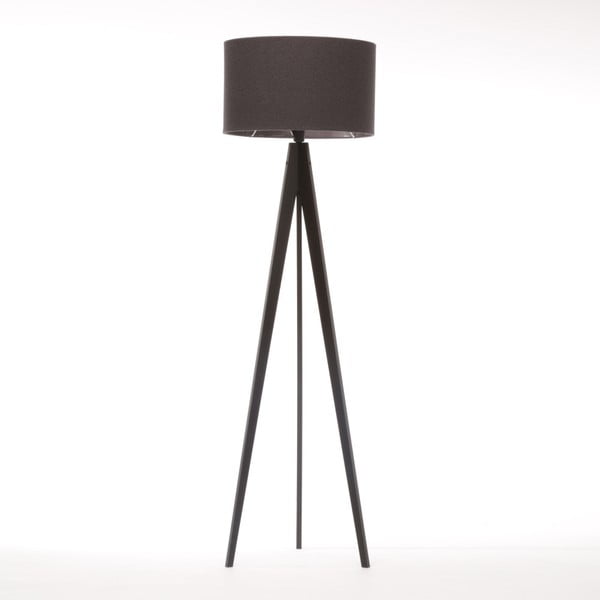 Lampadar 4room Artist, mesteacăn negru lăcuit, 150 cm, maro - negru închis 