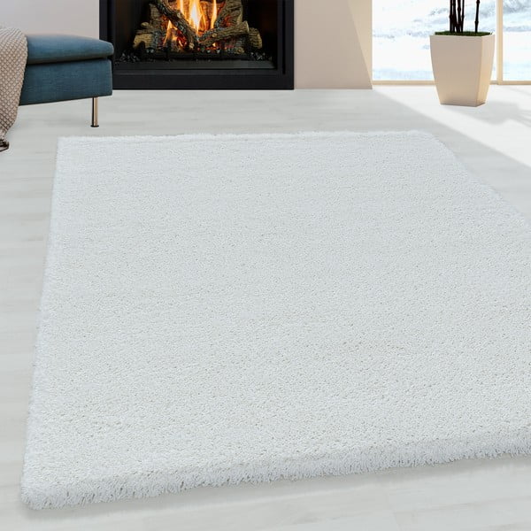 Covor alb 80x150 cm Fluffy – Ayyildiz Carpets-image-1